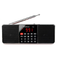 TR602 Draagbare Radio AM FM Ontvanger Bluetooth Speaker MP3 speler Oplaadbare Batterij AUX ingang Telescopische Antenne