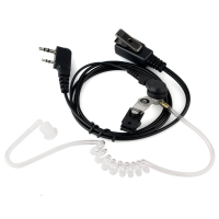 Retevis 2 pins akoestische buis headset hoorn voor Kenwood HYT BAOFENG UV 5R BF 888S Ham Radio Walkie