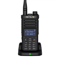 Retevis RA89R 10W Walkietalkie Dual Band 200 Kanalen Draadloze Mobiele Programmeren 2800mAh Lange Batterij Type C Oplade