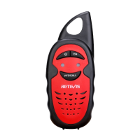Retevis RT39 FRS / PRM Kinderintercom 3 kanaals Walkie Talkie tweewegradio met gratis licentie