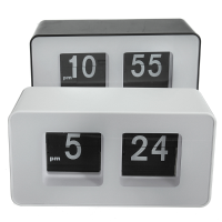 Retro Flip Classic Stylish Desk Auto Modern Clock