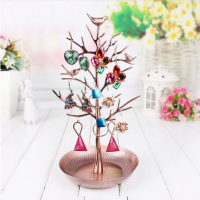 Retro Tree Limb Necklace Earring Ring Jewelry Holder Display Shelf