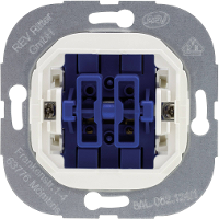 REV 0299350006 Jaloezie schakelaar Inzetstuk Technik Wit, Blauw 1 stuk(s)