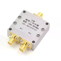 RF Power Divider SMA Connector 2 Way Splitter 1500 8000MHz High Performance Low Insertion Loss Wide Frequency Range Opti