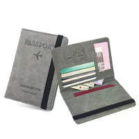 RFID Antidiefstal Paspoort Houder PU Leder Vliegtuigticket ID Kaarten Bescherming Cover Multifunctionele Reis Geld Clip