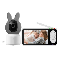 RH BM11 Tuya WiFi Babyfoon 5 inch IPS 1080P HD display met PTZ camera Tweeweg audio Temperatuur  en vochtigheidssensor S