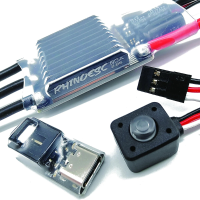 RhinoESC AM32 Kruipwagen ESC 80A 2 8S BEC 5.2 8.2V voor Schaal 1/8 1/10 Kruipwagens Axial SCX10 TRX4 TRX6 RC Auto Onderd