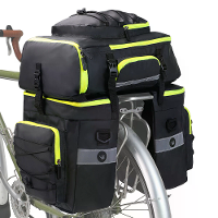 Rhinowalk 3 in 1 Multifunctionele Waterdichte Fiets Pannier Rack Tas 65L Fietsen Dubbele Zij Rack Achterste Zitting Pack