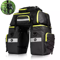 Rhinowalk 65L 3 In 1 Fietstas Waterdicht Multifunctionele Fietsen Dubbelzijdige Achterdragerachtertas Bagage Draagtas vo