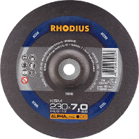 Rhodius 200090 Afbraamschijf Diameter 230 mm Boordiameter 22.23 Mm Staal 1 stuk(s)