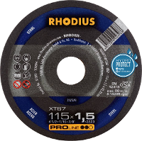Rhodius 202378 Doorslijpschijf recht 115 mm 1 stuk(s) Staal