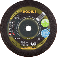 Rhodius 206260 Doorslijpschijf recht 230 mm 1 stuk(s) RVS, Staal
