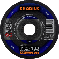 Rhodius 208698 Doorslijpschijf recht 115 mm 1 stuk(s) Staal