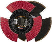 Rhodius 210652 VISION SPEED Lamellenschijf Diameter 115 mm Boordiameter 22.23 Mm RVS 1 stuk(s)