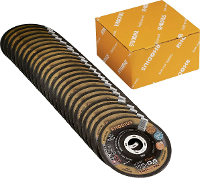 Rhodius 211300 Doorslijpschijfset 115 mm 25 stuk(s) RVS, Staal