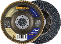 Rhodius 211327 Lamellenschijf Diameter 115 mm Boordiameter 22.23 Mm RVS, Staal 1 stuk(s)