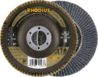 Rhodius 211329 Lamellenschijf Diameter 115 mm Boordiameter 22.23 Mm RVS, Staal 1 stuk(s)