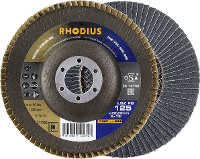 Rhodius 211333 Lamellenschijf Diameter 125 mm Boordiameter 22.23 Mm RVS, Staal 1 stuk(s)