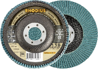 Rhodius 211517 Lamellenschijf Diameter 115 mm Boordiameter 22.23 Mm RVS, Staal 1 stuk(s)