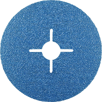 Rhodius 300317 Fiberschijf Diameter 125 mm Boordiameter 22.23 Mm RVS, Staal 1 stuk(s)