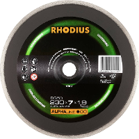Rhodius 303057 Diamanten doorslijpschijf 230 mm 1 stuk(s) Tegels, Keramiek