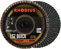 Rhodius 303937 LSZ QUICK Lamellenschijf RVS, Staal, Non ferrometaal 10 stuk(s)