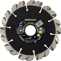 Rhodius 304504 Diamanten doorslijpschijf 125 mm 1 stuk(s) Beton