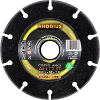 Rhodius 353347 Diamanten doorslijpschijf 125 mm 1 stuk(s)