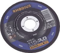 Rhodius KSMFT 200550 Doorslijpschijf recht 230 mm 1 stuk(s) Staal