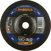 Rhodius 200928 Doorslijpschijf gebogen 180 mm 1 stuk(s) Staal