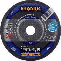 Rhodius 205709 Doorslijpschijf recht 150 mm 1 stuk(s) Staal