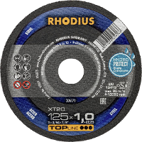 Rhodius 206171 Doorslijpschijf recht 125 mm 1 stuk(s) Staal