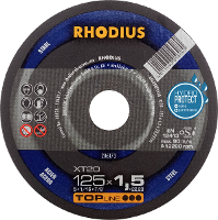Rhodius 206173 Doorslijpschijf recht 125 mm 1 stuk(s) Staal