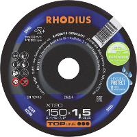 Rhodius 206264 Doorslijpschijf recht 150 mm 1 stuk(s) Staal