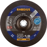 Rhodius 206313 Doorslijpschijf gebogen 230 mm 1 stuk(s) Staal