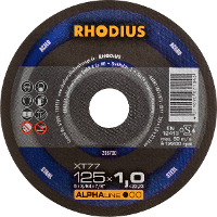 Rhodius 208700 Doorslijpschijf recht 125 mm 1 stuk(s) Staal