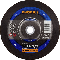 Rhodius 209744 Doorslijpschijf recht 230 mm 1 stuk(s) Staal