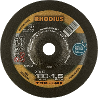 Rhodius XT10 206262 Doorslijpschijf gebogen 180 mm 1 stuk(s) RVS, Staal