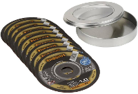 Rhodius XT38 210747 Doorslijpschijf recht 125 mm 10 stuk(s) RVS, Staal