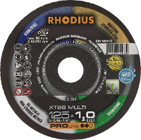 Rhodius XT69 MULTI BOX 211211 Doorslijpschijf recht 125 mm 10 stuk(s)