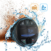 RHYTHM Boot Radio Marine Stereo Bron Media Speler AM FM Ontvanger MP3 MP4 Video Afspelen Bluetooth AUX voor ATV UTV Kar