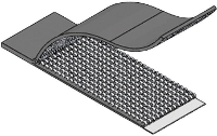 Richco RKWFA 16 300 Klittenband kabelbinder Om vast te plakken Haak  en lusdeel (l x b x h) 52.3 X 19.8 X 1.5 Mm Zwart 1 stuk(s)