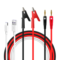 RD X15A X25A Nieuwe Banana Plug naar Alligator Clip Test Kabel en Nicro Communicatie Kabel voor RD6006 RD6012 RD6018 RD6
