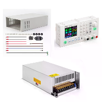 RIDEN® Volledige Set RD6030W 1500W DC spanning Step down Voedingsmodule met S800 Behuizing Buck Verstelbare Omzetter Acc