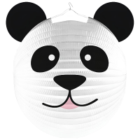 Riethmuller panda lampion   rond   D25 cm   papier/metaal   japanse lampion   versiering