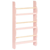 RIGOLET   Wandboekenplank   Pastelroze   MDF