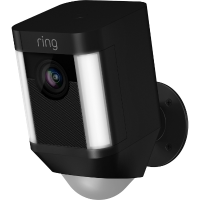 Ring Spotlight Cam Black   Battery