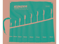 Ring steeksleutelset 8 delig 8   19 mm Kunzer 7RRG08