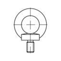 Ringbouten M56 Din 580 Staal Galvanisch Verzinkt 1 Stuks Toolcraft 109383