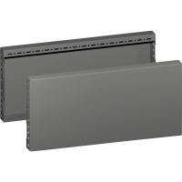 Rittal 8660043 VX sokkel afdekking, zijkant, H: 200 mm, voor T: 600 mm, staalplaat Sokkel zijset 2 stuk(s)